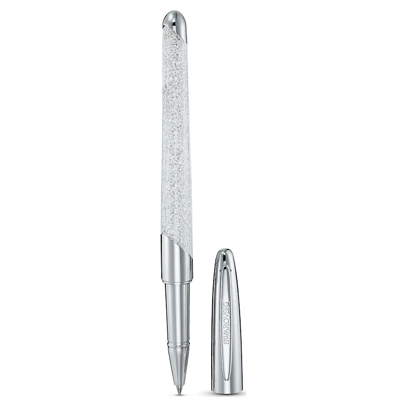 Crystalline rollerball pen, Silver Tone, Chrome plated by SWAROVSKI