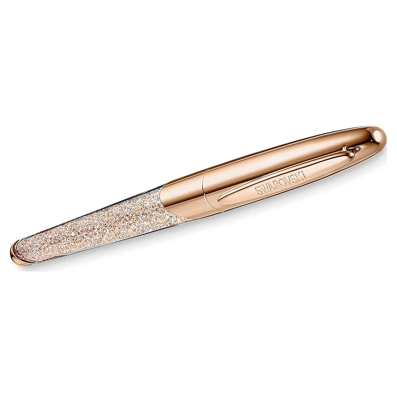 Crystalline rollerball pen, Rose gold tone, Rose gold-tone plated by SWAROVSKI