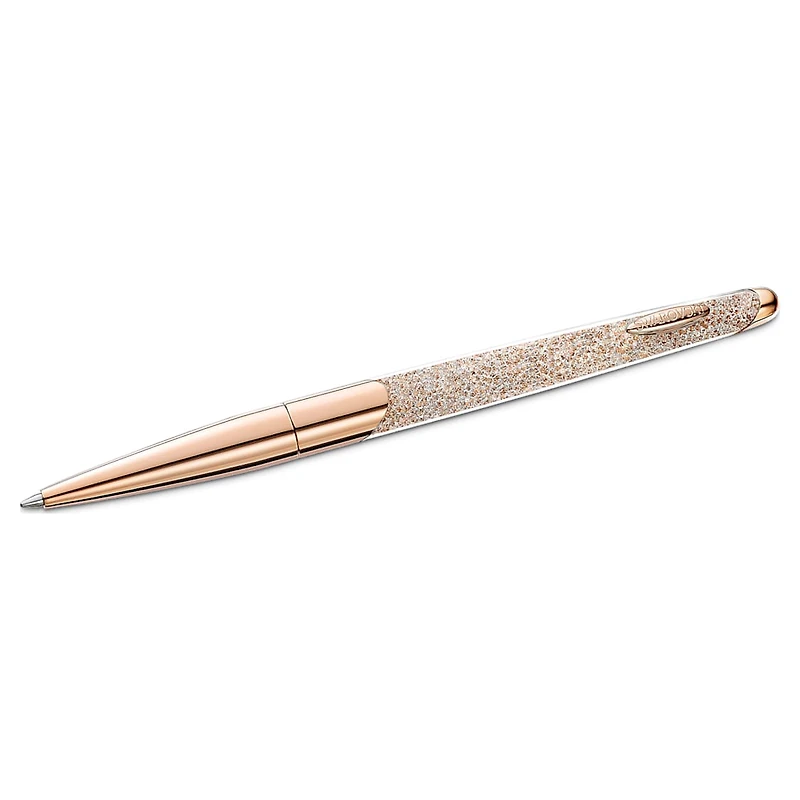 Crystalline ballpoint pen, Rose gold tone
