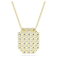 Exalta necklace, White, Gold-tone plated by SWAROVSKI
