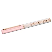 Crystalline ballpoint pen, Pink, Pink lacquered, rose gold-tone plated by SWAROVSKI