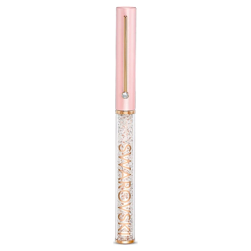 Crystalline ballpoint pen, Pink, Pink lacquered, Rose gold-tone plated by SWAROVSKI