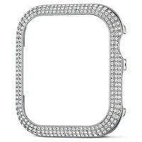 Sparkling case, For Apple Watch® Series 4 & 5, 40mm, Silver Tone by SWAROVSKI