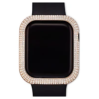 Sparkling case, For Apple Watch® Series 4 & 5, 40mm, Rose gold tone by SWAROVSKI