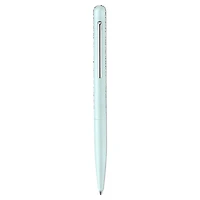 Shimmer ballpoint pen, Green, Green lacquered, chrome plated by SWAROVSKI