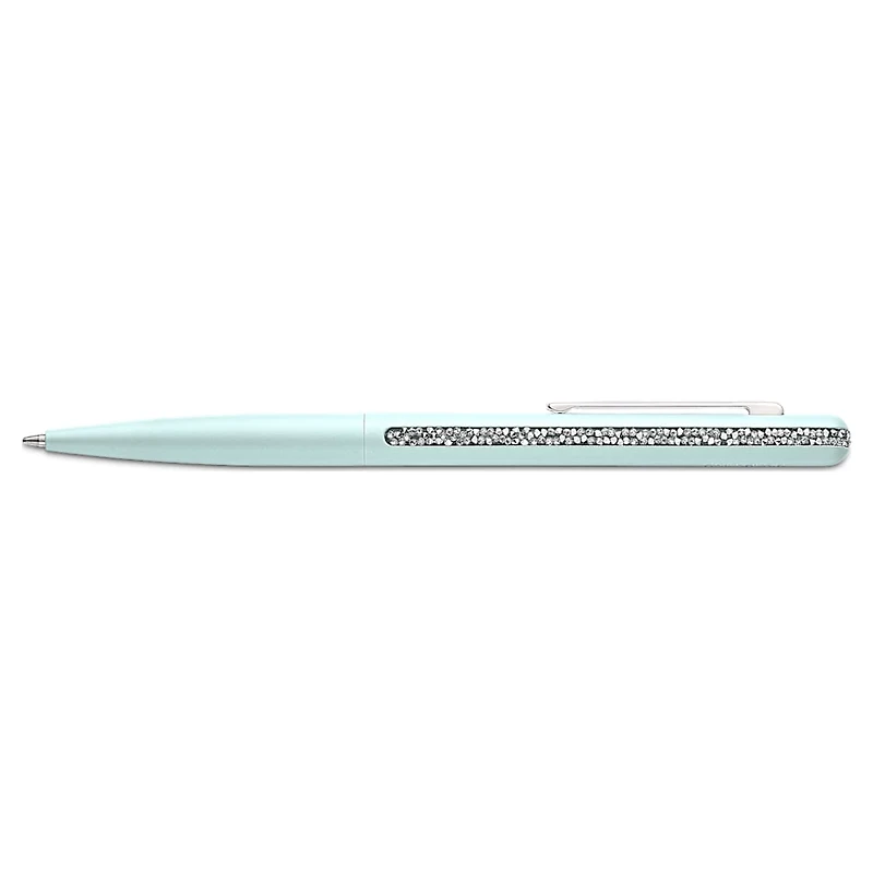 Shimmer ballpoint pen, Green, Green lacquered, chrome plated by SWAROVSKI