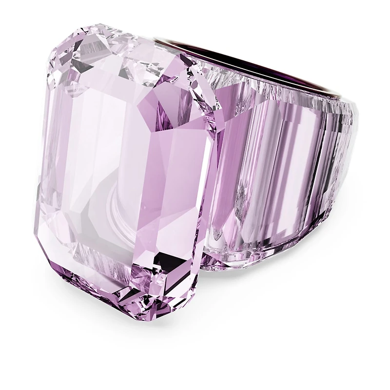 Lucent cocktail ring, Octagon cut, Pink by SWAROVSKI