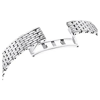 Attract watch, Swiss Made, Pavé, Metal bracelet, Silver tone, Stainless steel by SWAROVSKI