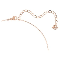 Stilla Attract set, Round cut, White, Rose gold-tone plated by SWAROVSKI