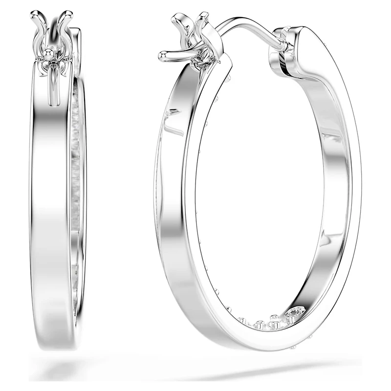 Sommerset hoop earrings, White