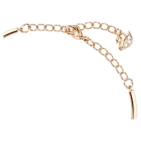 Una bracelet, Round cut, Oval shape, Red, Rose gold-tone plated by SWAROVSKI