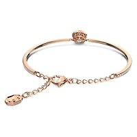 Una bangle, Round cut, Purple, Rose gold-tone plated by SWAROVSKI