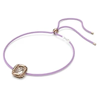 Dulcis necklace, Cushion cut, Rose gold tone by SWAROVSKI