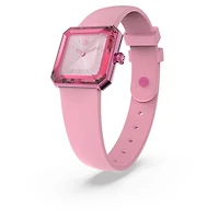 Watch, Silicone strap, Pink by SWAROVSKI