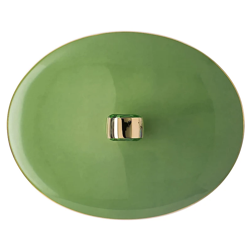 Signum coffee pot, Porcelain, Green by SWAROVSKI