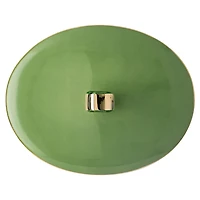 Signum coffee pot, Porcelain, Green by SWAROVSKI