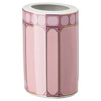 Signum vase, Porcelain, Medium, Pink by SWAROVSKI