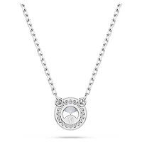 Una Angelic pendant, Round cut, Pavé, White