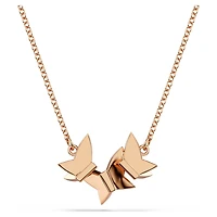 Idyllia Lilia necklace, Butterfly, White