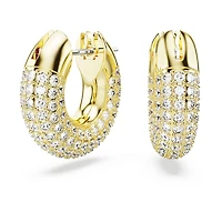 Dextera hoop earrings, Small, White
