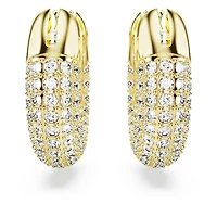 Dextera hoop earrings, Small, White