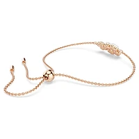 Latisha bracelet, Flower, Multicolored, Rose gold-tone plated by SWAROVSKI