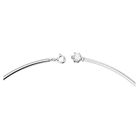 Constella necklace, Round cut, White, Rhodium plated by SWAROVSKI