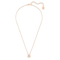 Millenia necklace, Trilliant cut, White, Rose gold-tone plated by SWAROVSKI