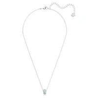 Dextera pendant, Blue, Rhodium plated by SWAROVSKI