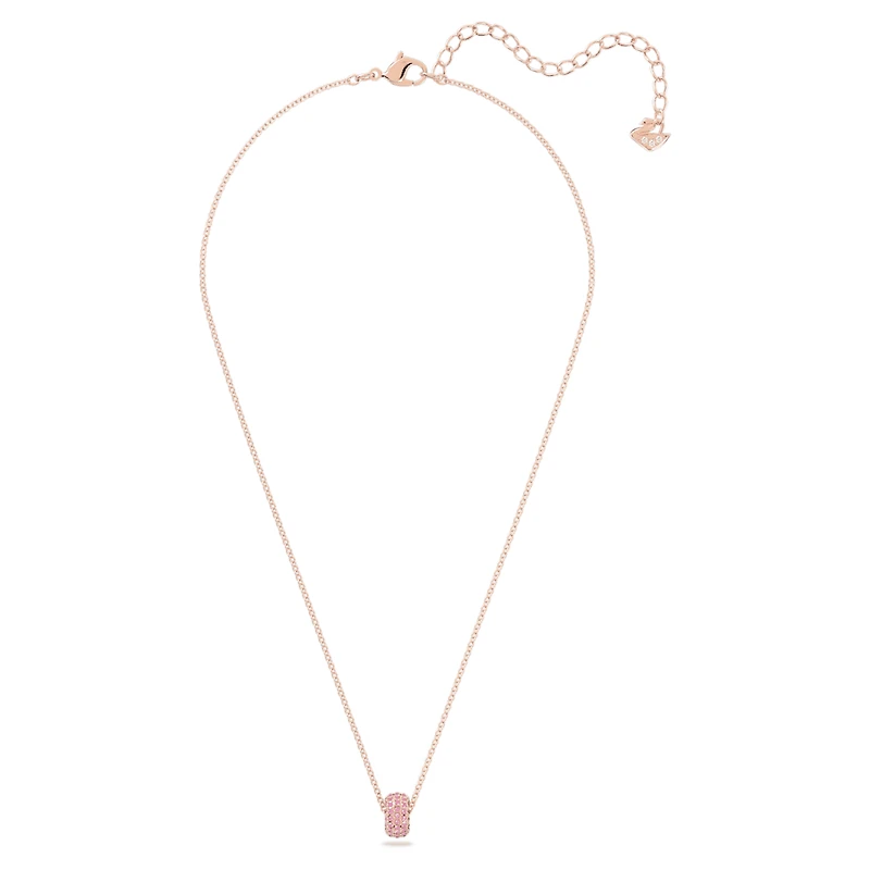 Dextera pendant, Pink, Rose gold-tone plated by SWAROVSKI