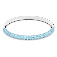 Dextera bangle, Blue, Stainless Steel by SWAROVSKI