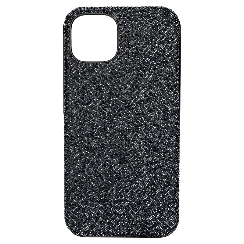 High smartphone case, iPhone® 13, Black by SWAROVSKI