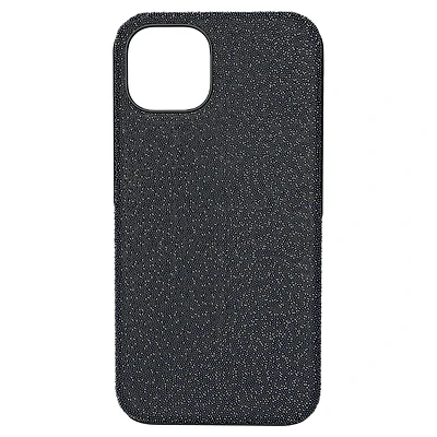High smartphone case, iPhone® 13, Black by SWAROVSKI