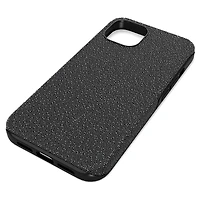 High smartphone case, iPhone® 13, Black by SWAROVSKI