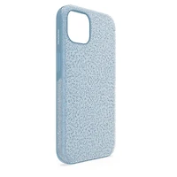 High smartphone case, iPhone® 13, Blue by SWAROVSKI