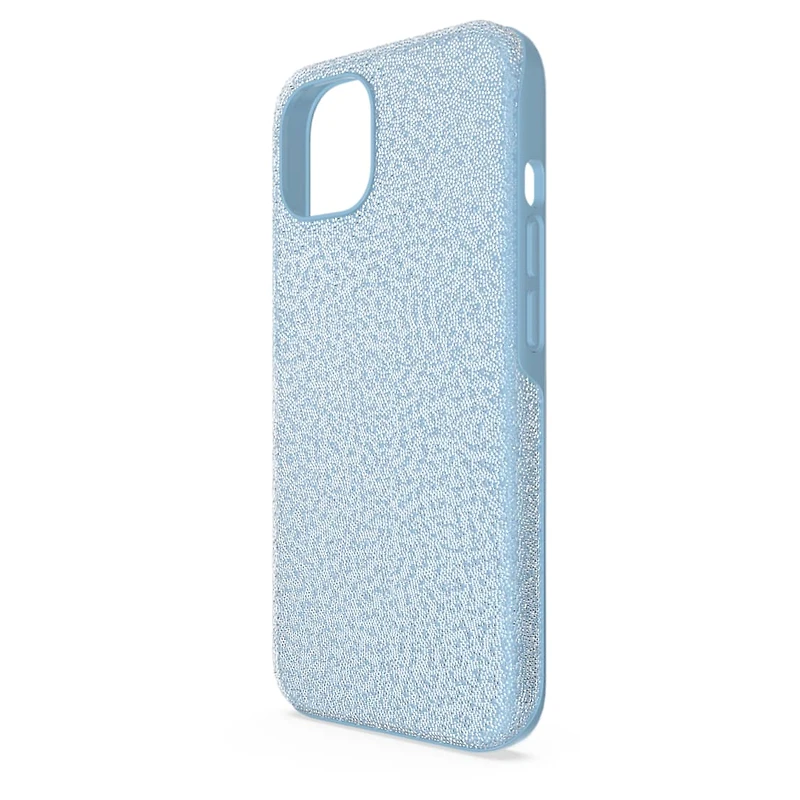 High smartphone case, iPhone® 13, Blue by SWAROVSKI