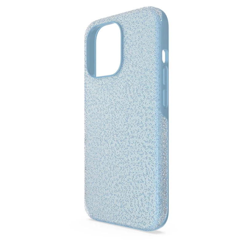 High smartphone case, iPhone® 13 Pro, Blue by SWAROVSKI