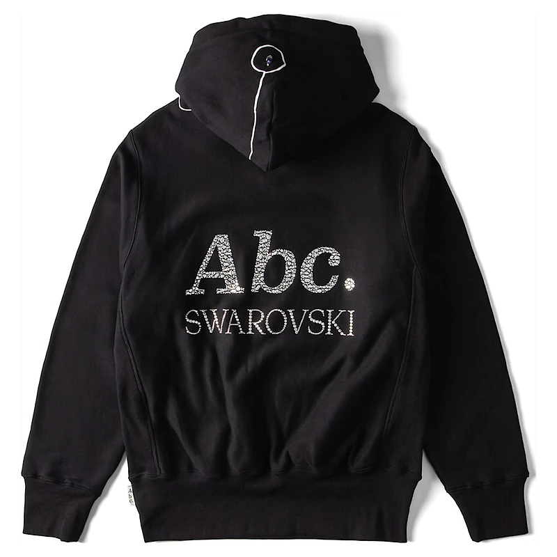 ADVISORY BOARD CRYSTALS, Dazzling Colorless Objects hoodie, Black by SWAROVSKI