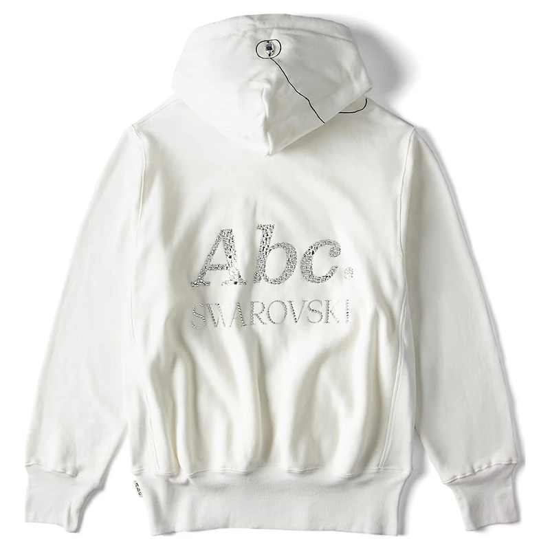 ADVISORY BOARD CRYSTALS, Gray Objects Displaced by Refraction hoodie, White by SWAROVSKI