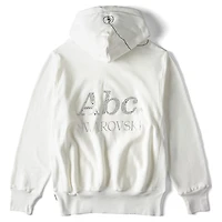 ADVISORY BOARD CRYSTALS, Gray Objects Displaced by Refraction hoodie, White by SWAROVSKI