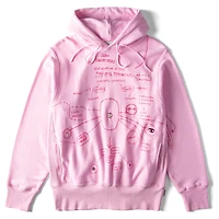 ADVISORY BOARD CRYSTALS, Explanation of the Foregoing Phenomena hoodie, Pink by SWAROVSKI