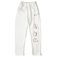 ADVISORY BOARD CRYSTALS, Gray Objects Displaced by Refraction sweatpants, White SWAROVSKI