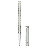 SCS ballpoint pen, Statement, Silver Tone, Chrome plated by SWAROVSKI