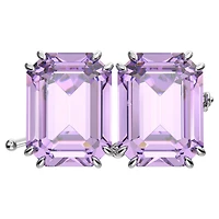 Millenia extender, Octagon cut, Purple, Rhodium plated by SWAROVSKI
