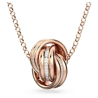 Hyperbola pendant, Intertwined circles, White