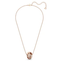 Hyperbola pendant, Intertwined circles, White