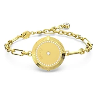 Zodiac bracelet, Aries, Gold tone, Gold-tone plated by SWAROVSKI