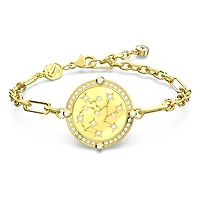 Zodiac bracelet, Sagittarius, Gold tone, Gold-tone plated by SWAROVSKI