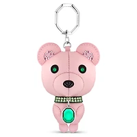 Icons key ring, Bear, Multicolored, Stainless steel by SWAROVSKI