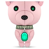 Icons key ring, Bear, Multicolored, Stainless steel by SWAROVSKI